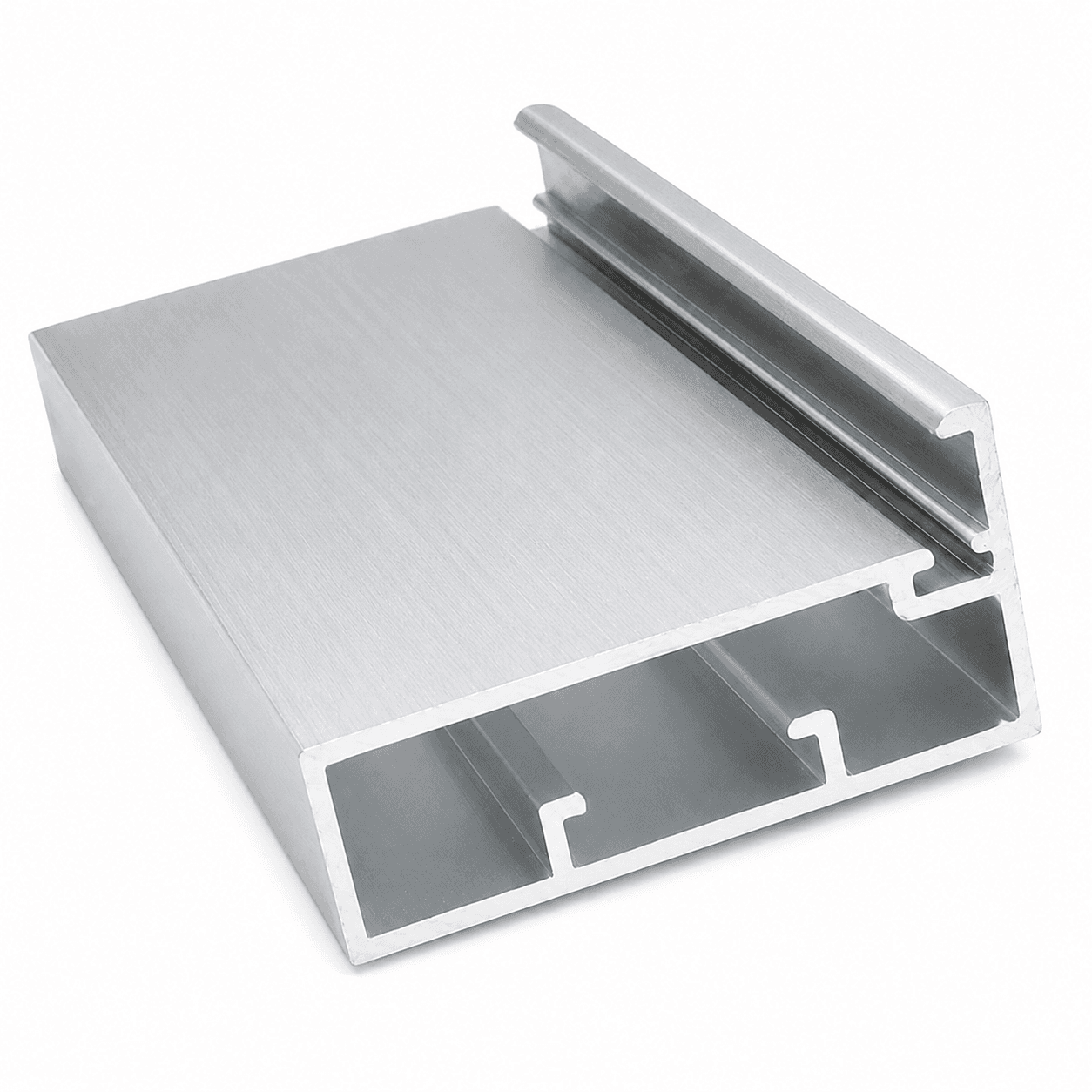 45mm Aluminium Profile Glass 4 & 5mm - Aluminium Color
