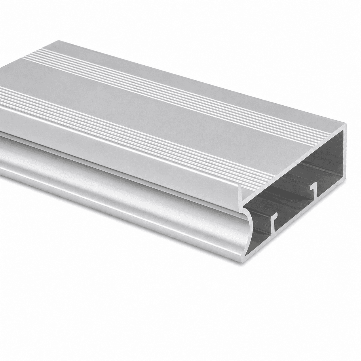45mm Aluminium Profile (1mm) - Aluminium Color