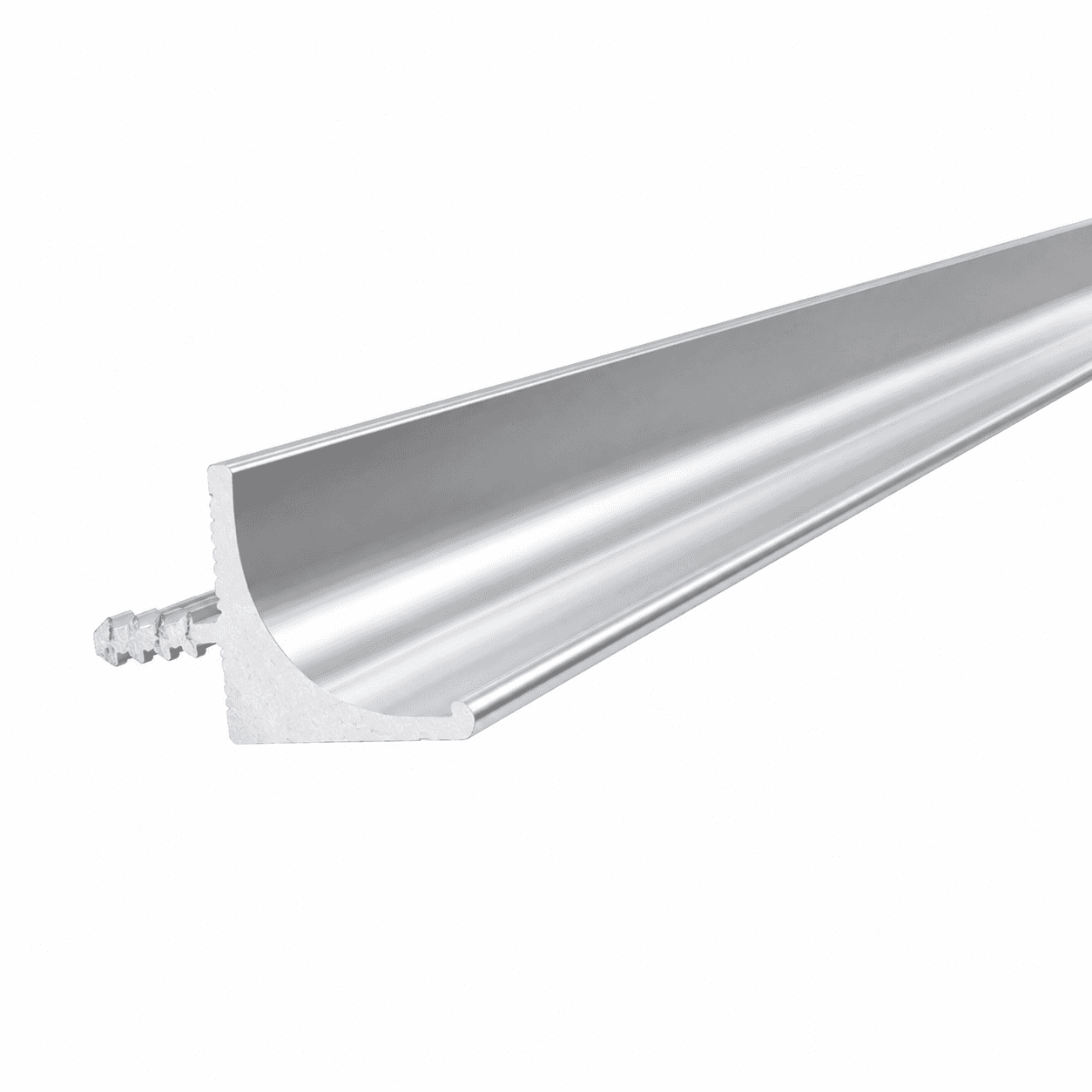 Aluminium Wall Carcase Gola Profile Handle 3 Metre - Aluminium Color