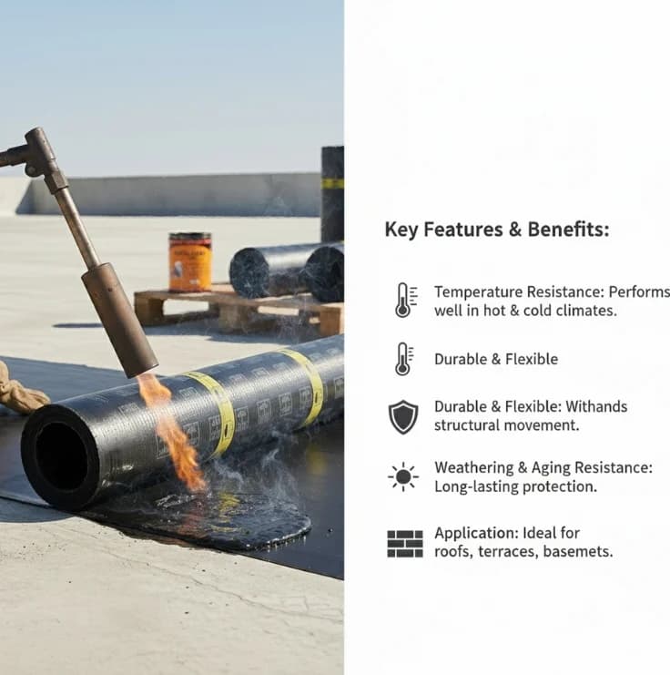 STP Super Thermo Lay - Polyester Reinforced APP Modified Waterproofing Membrane 2