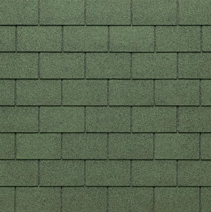 Tegola 2 Tone Green Shade 3 TAB Rectangular Asphalt Roofing Shingles (32.83 sq. ft.) color and shade